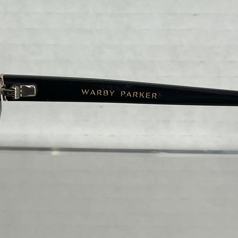 Warby Parker Leta Black Cat Eye Women's Sunglasses 52mm 100 RX-Able - Picture 4 of 6